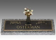 Large Companion Bronze Grave Markers